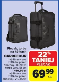 Plecak na kółkach Carrefour