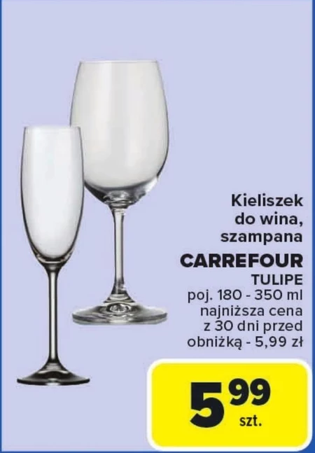 Kieliszek do szampana Carrefour