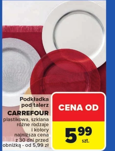 Підкладка для тарілок Carrefour