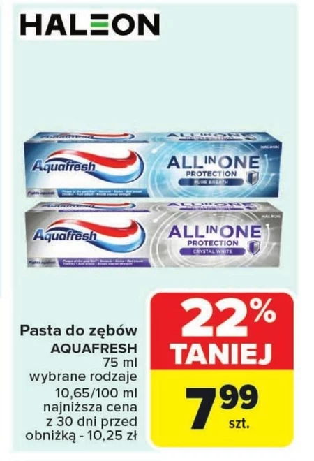 Зубна паста Aquafresh