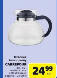 Dzbanek żaroodporny Carrefour