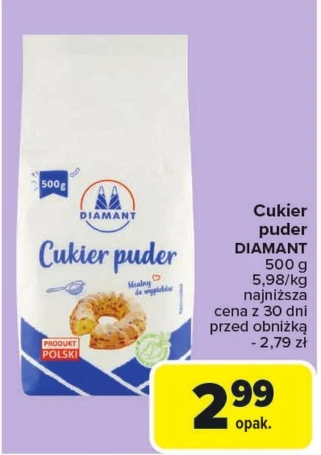Diamant Cukier puder 500 g