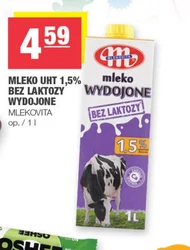 Mleko bez laktozy Mlekovita