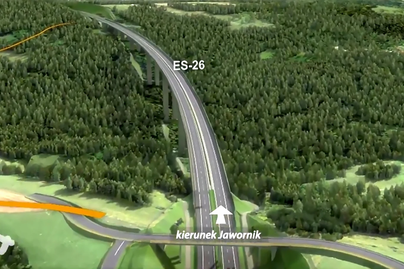 Samochody pojadą na wysokości wieży mariackiej. Estakada na S19 Samochody pojadą na wysokości wieży mariackiej. Estakada na S19