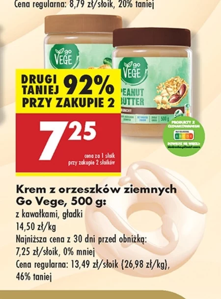 Krem orzechowy Go Vege