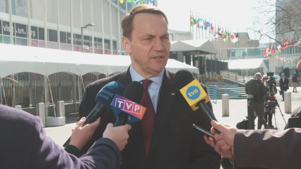 Radosław Sikorski przemawiał na forum ONZ Radosław Sikorski przemawiał na forum ONZ
