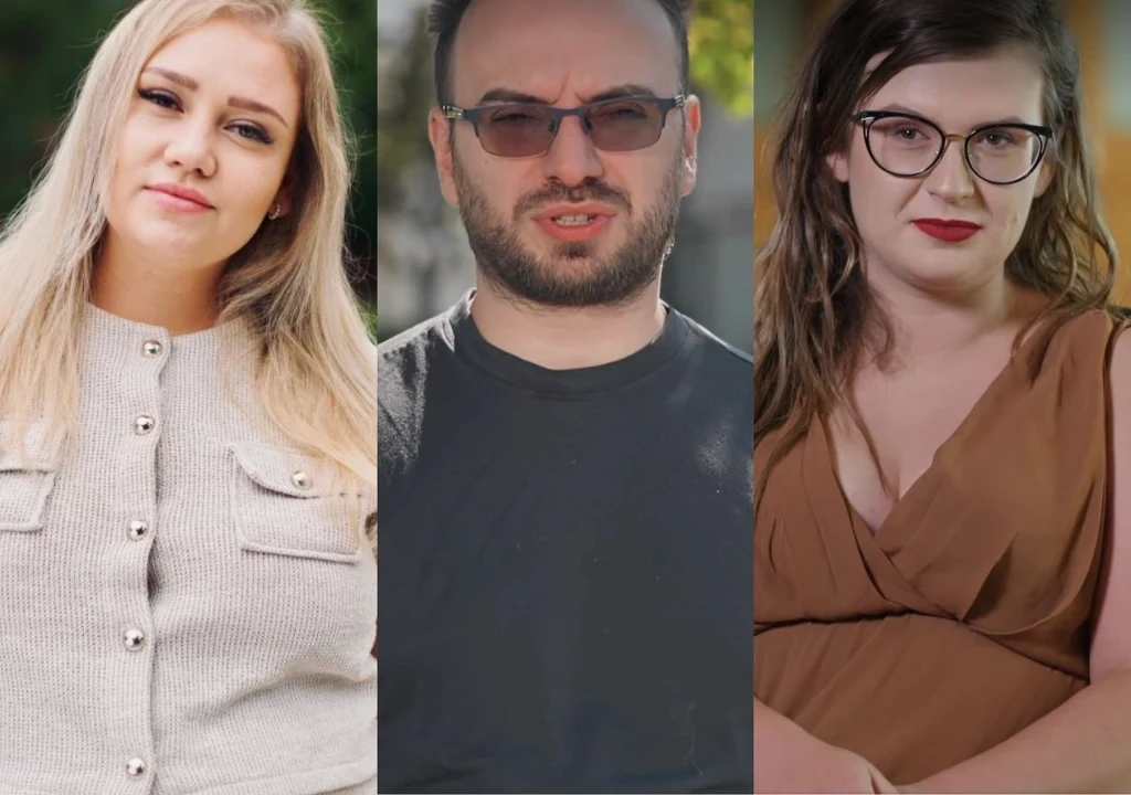 Uczestnicy "Żona dla Polaka": Agata, Sebastian i Andżelika