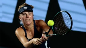 Magdalena Fręch rywalizowała o awans do drugiej rundy WTA 500 w Meridzie