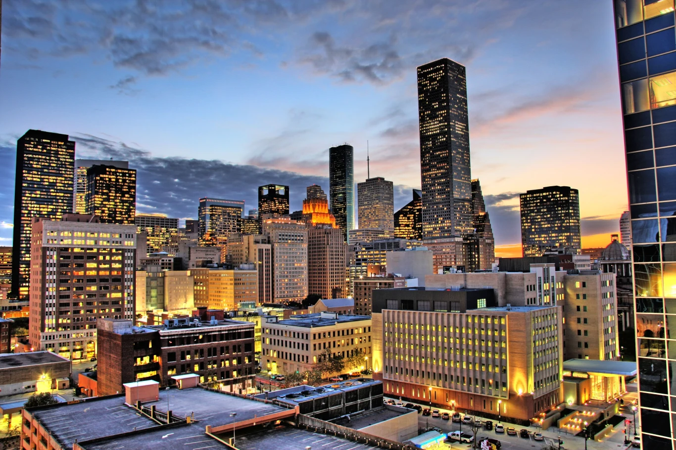 Panorama śródmieścia Houston Panorama śródmieścia Houston