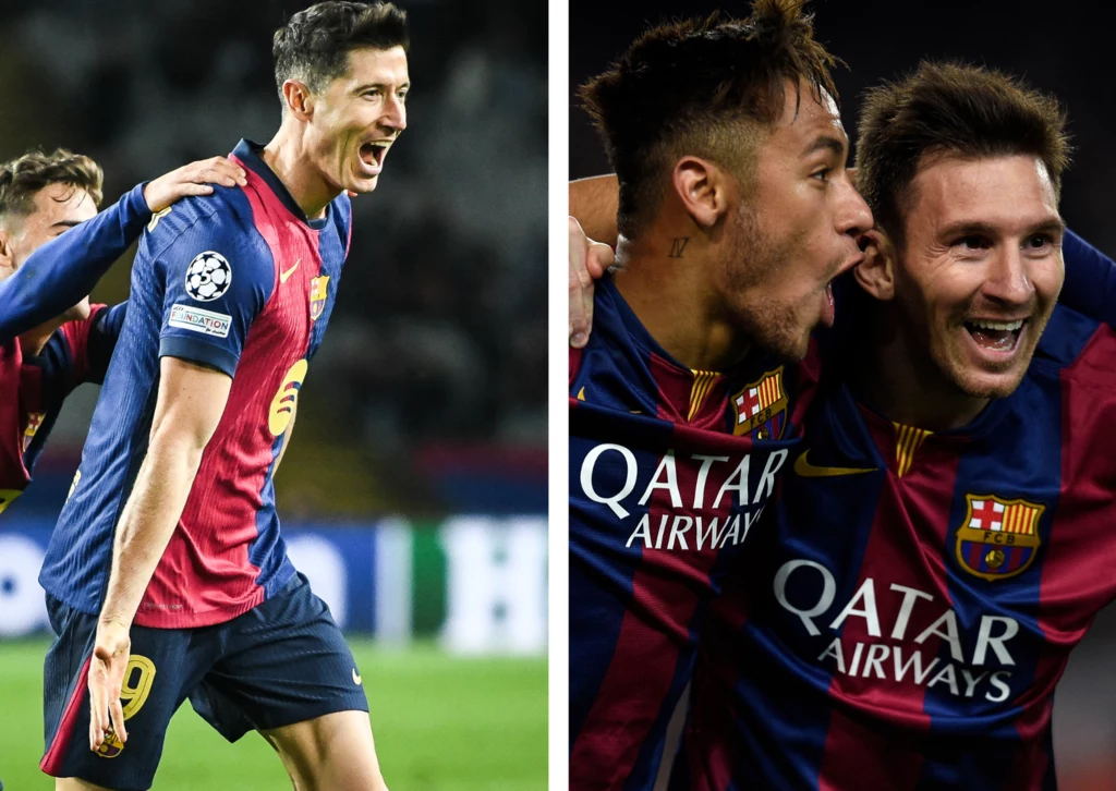 Robert Lewandowski, Neymar i Leo Messi razem w FC Barcelona? Mocno nieprawdopodobne, ale... wciąż nie niemożliwe Robert Lewandowski, Neymar i Leo Messi razem w FC Barcelona? Mocno nieprawdopodobne, ale... wciąż nie niemożliwe