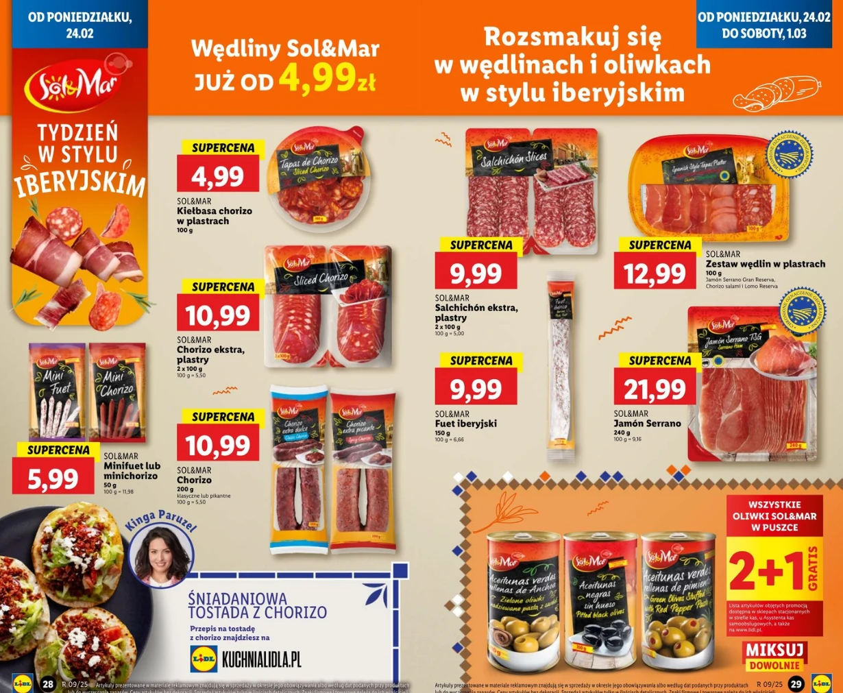 Lidl ogłasza tydzień pełen hiszpańskich smaków! Sprawdź, co znalazło się w ofercie! Lidl ogłasza tydzień pełen hiszpańskich smaków! Sprawdź, co znalazło się w ofercie!