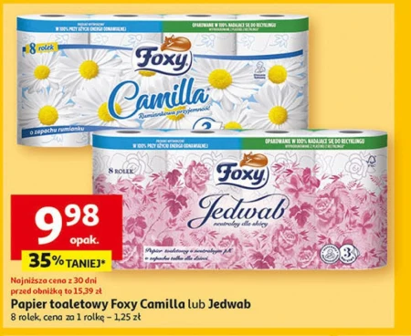 Foxy Jedwab Papier toaletowy 8 rolek