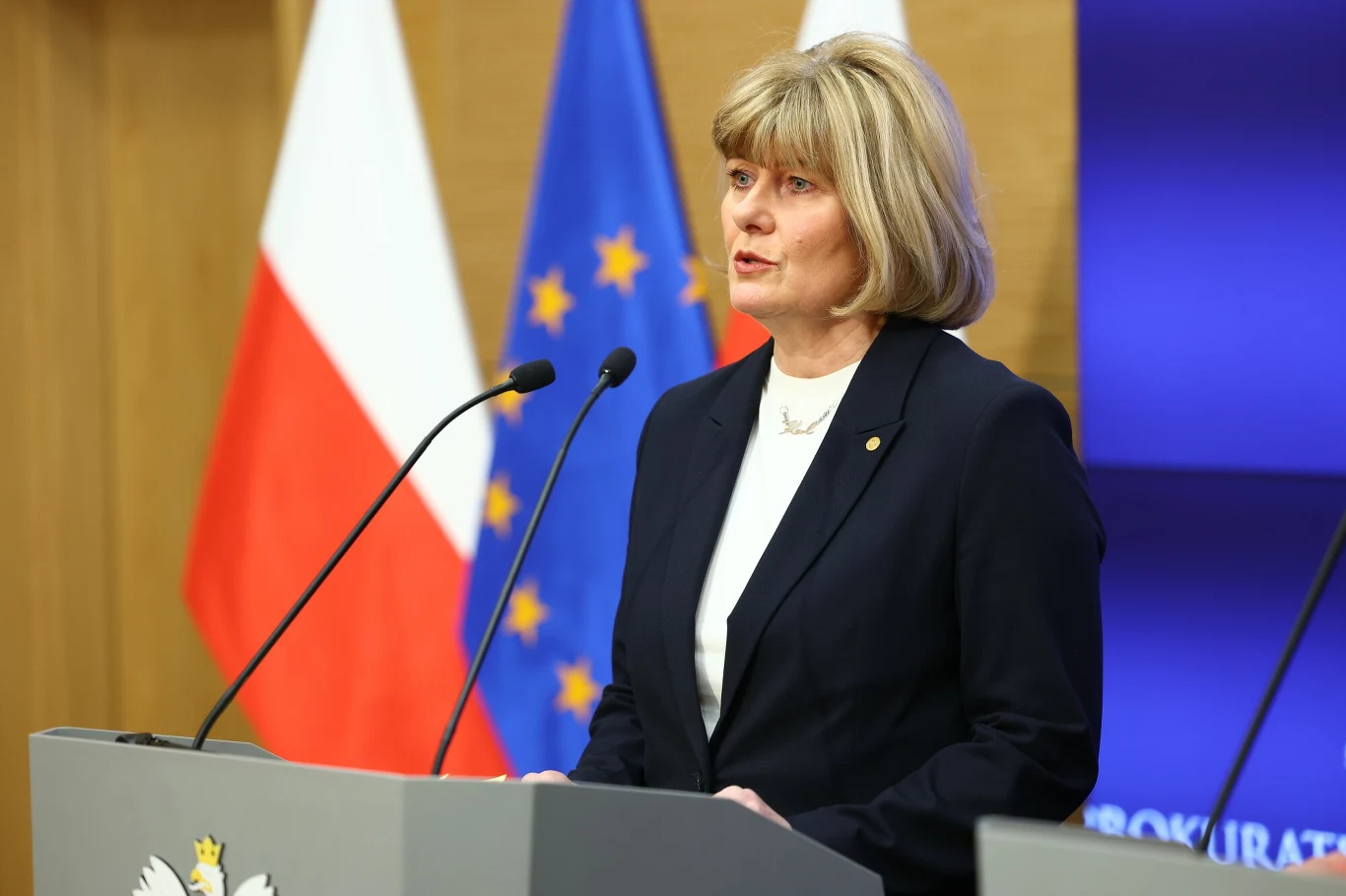Na zdjęciu rzeczniczka Prokuratora Generalnego Anna Adamiak Na zdjęciu rzeczniczka Prokuratora Generalnego Anna Adamiak