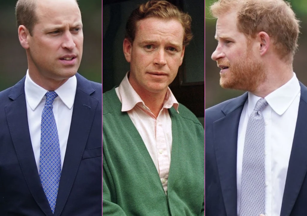 Książę William, James Hewitt i książę Harry