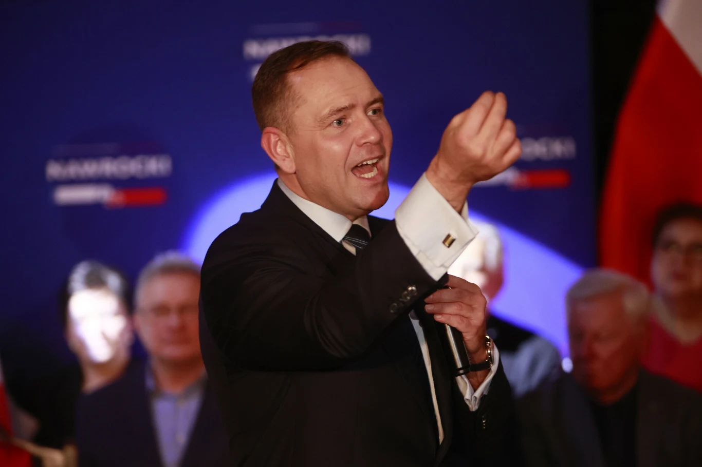 Karol Nawrocki, kandydat na prezydenta RP wspierany przez PiS Karol Nawrocki, kandydat na prezydenta RP wspierany przez PiS