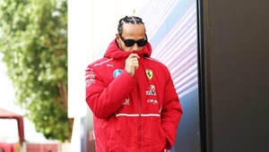 Lewis Hamilton podczas pierwszego dnia testów w Bahrajnie, 26.02.2025 r.
