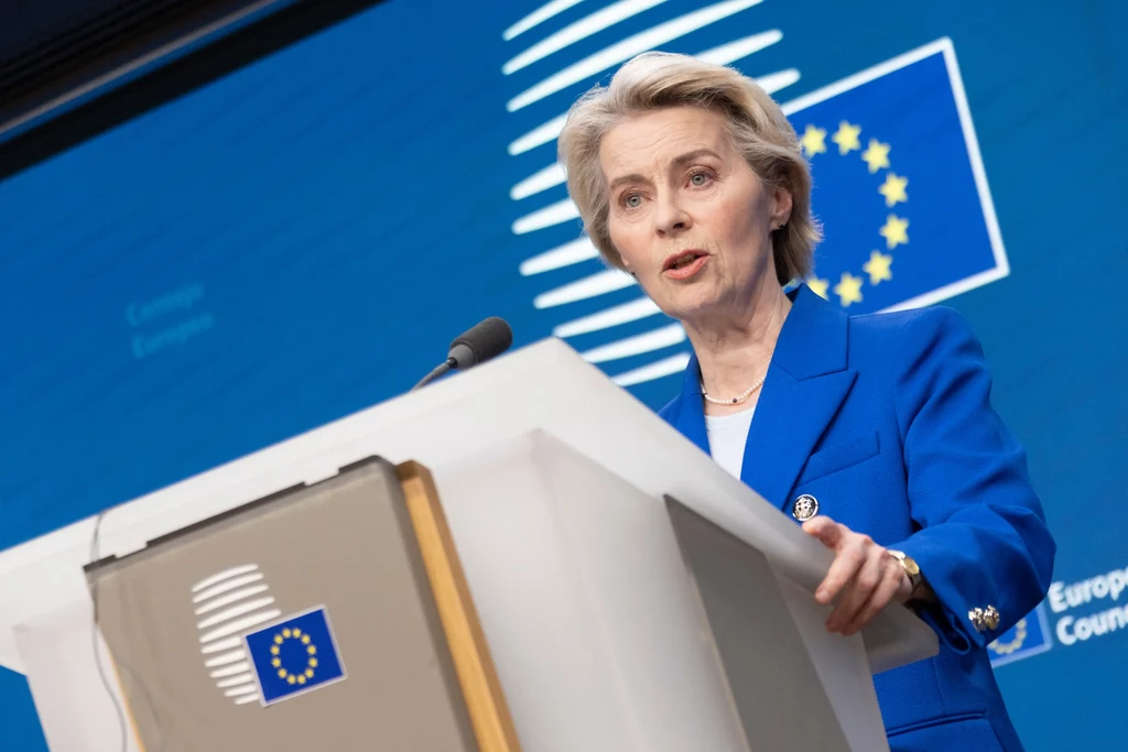 Komisja Europejska proponuje nowy pakiet Clean Industrial Deal, czyli Czysty Przemysłowy Ład. Na zdj. szefowa KE Ursula von der Leyen
