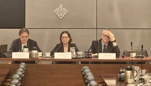 Zbigniew Mamys (Przegląd Komunalny), Anita Sowińska (MKiŚ), Piotr Talaga (Przegląd Komunalny)