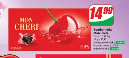Mon Chéri Praliny z czekolady z całą czereśnią w likierze 157,5 g