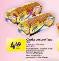 Ciastka owsiane Tago