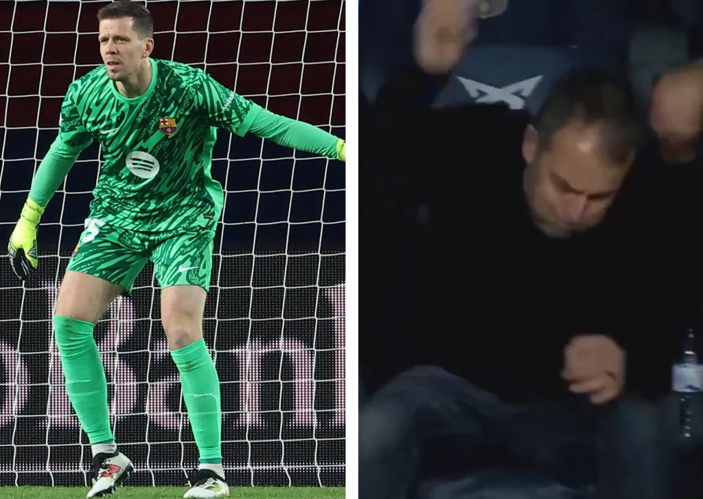 Wojciech Szczęsny i Hansi Flick Wojciech Szczęsny i Hansi Flick
