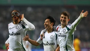 Legia Warszawa w półfinale Pucharu Polski. Bohaterem wieczoru okazał się Ryoya Morishita (w środku) 