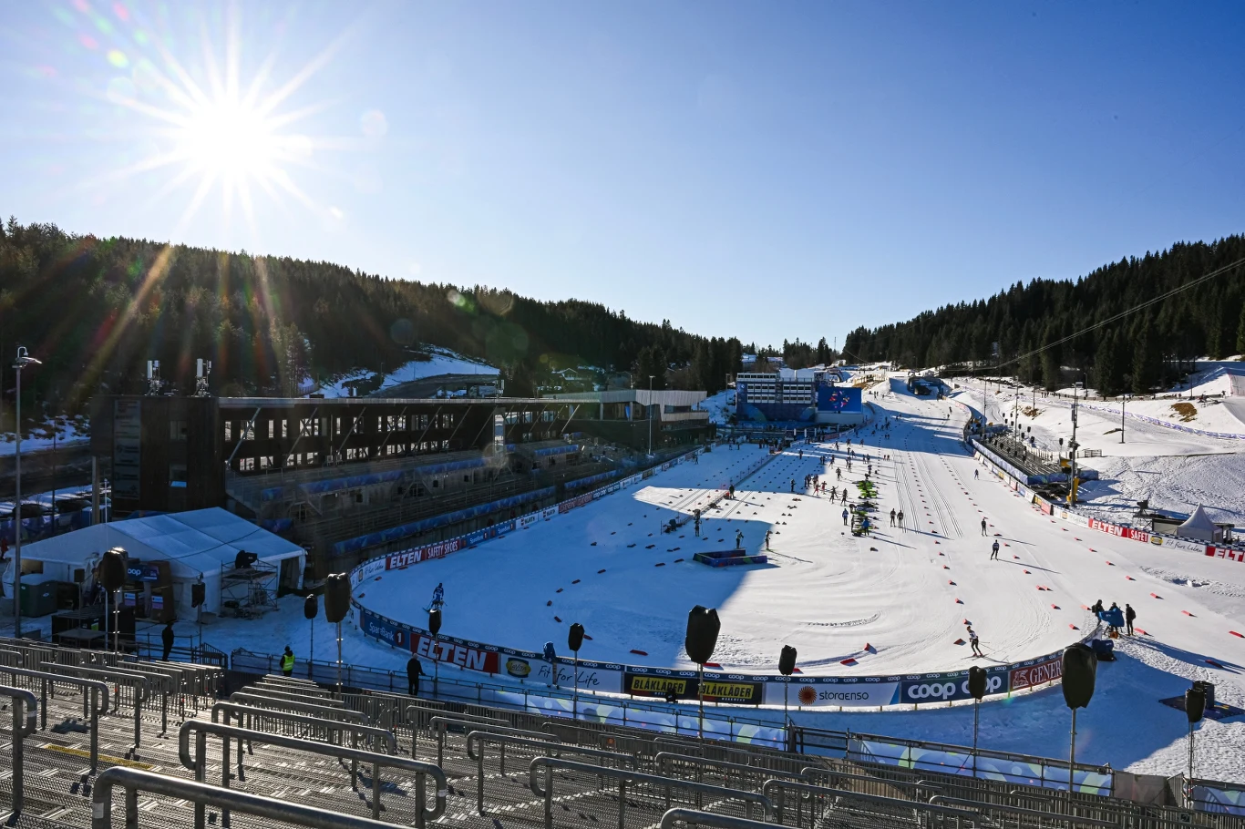 Stadion biegowy w obiekcie Granasen