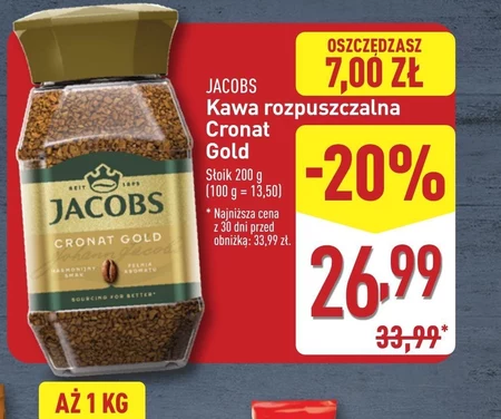 Jacobs Cronat Gold Kawa rozpuszczalna 200 g