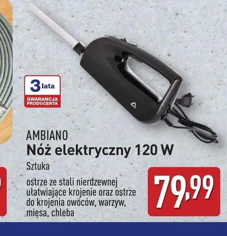 Nóż elektryczny Ambiano