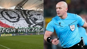 Trybuna Żyleta i Szymon Marciniak