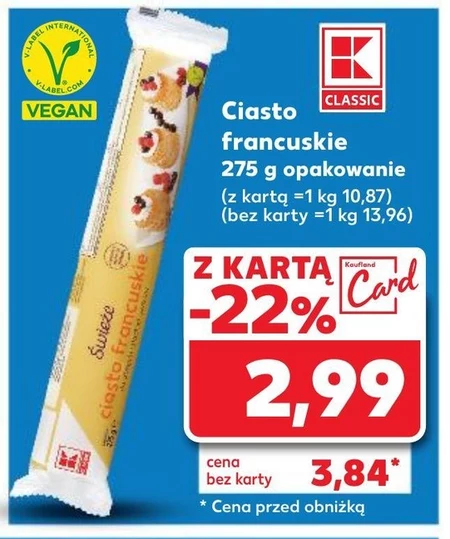 Ciasto francuskie K-Classic