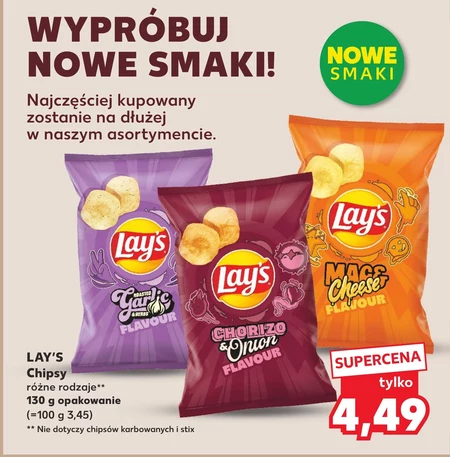 Lay's Chipsy ziemniaczane o smaku kraba 130 g