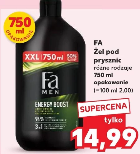 Żel pod prysznic Fa