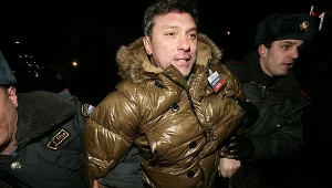 Borys Niemcow aresztowany podczas antykremlowskiej manifestacji w 2010 roku