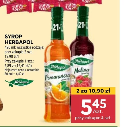 Herbapol Suplement diety pomarańcza 420 ml