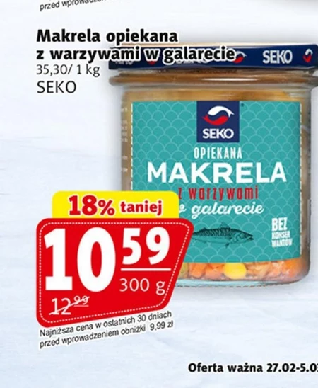 Makrela w galarecie Seko