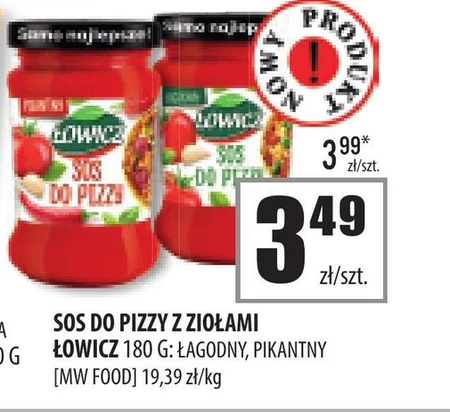 Sos do pizzy Łowicz