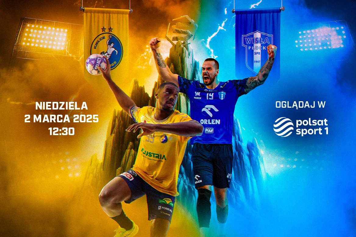 Industria Kielce - ORLEN Wisła Płock. Wielki hit będzie można zobaczyć na antenie Polsatu