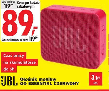 Głośnik bezprzewodowy JBL