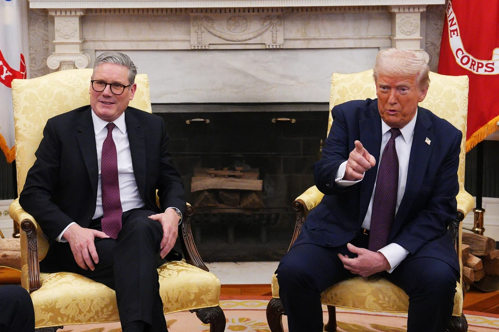 Donald Trump spotkał się z Keirem Starmerem w Białym Domu Donald Trump spotkał się z Keirem Starmerem w Białym Domu