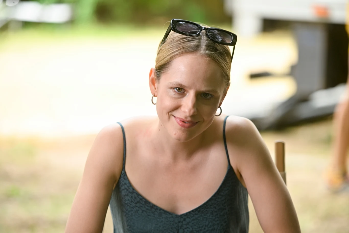 Maja Pankiewicz na planie filmu "Innego końca nie będzie" (2023) Maja Pankiewicz na planie filmu "Innego końca nie będzie" (2023)