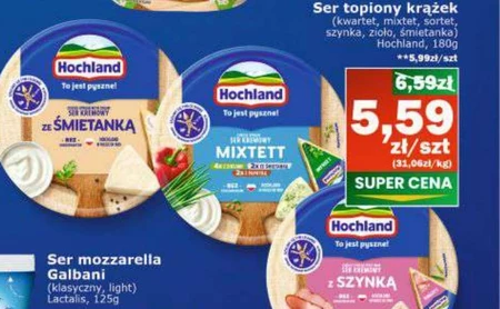 Hochland Ser kremowy mixtett w trójkącikach 180 g