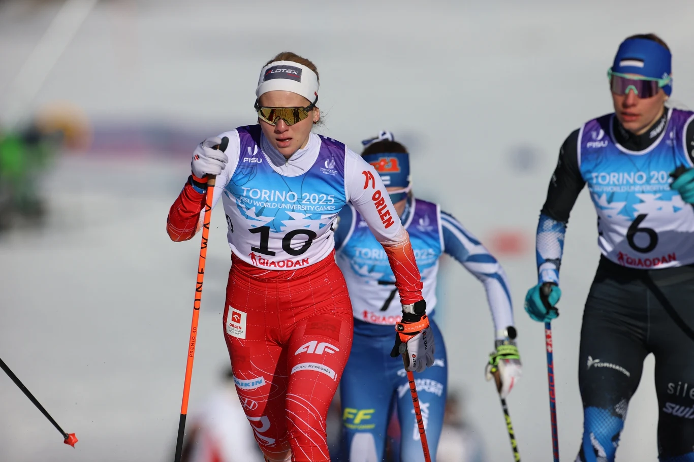 Izabela Marcisz na Uniwersjadzie w Pragelato, na której wywalczyła cztery medale