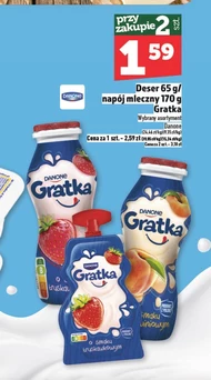 Deser mleczny Danone