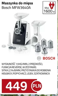 Maszynka do mielenia mięsa Bosch