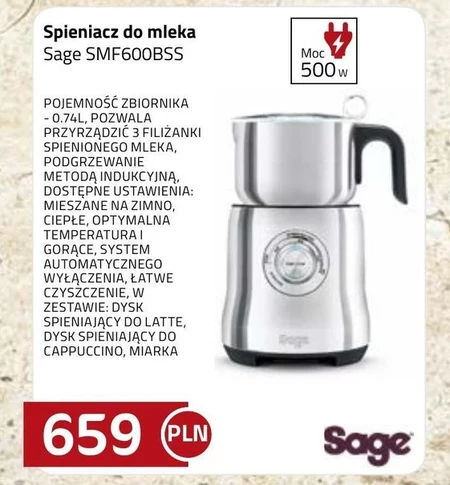 Spieniacz do mleka Sage