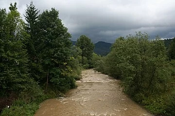 Solinka płynie głównie przez słynną gminę Cisna Solinka płynie głównie przez słynną gminę Cisna