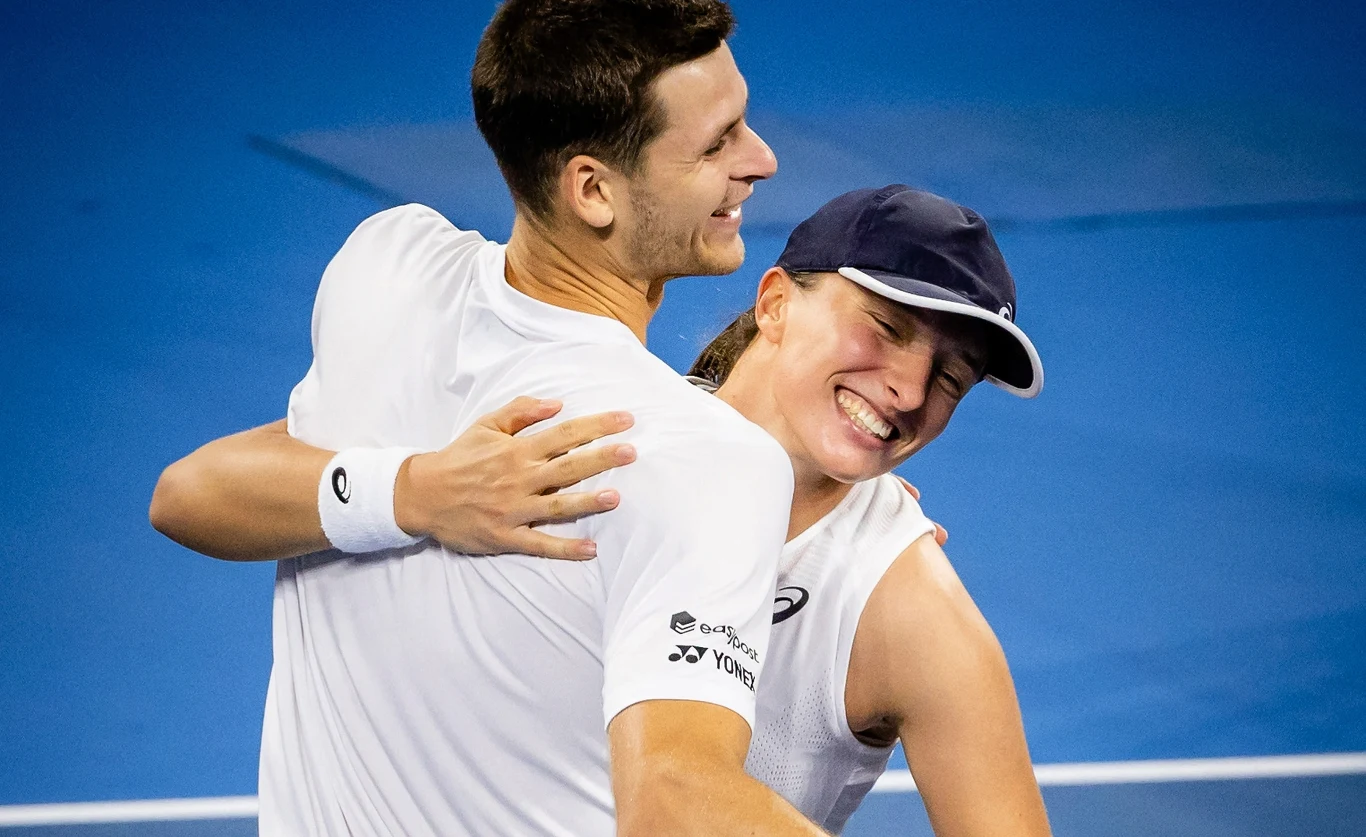 Hubert Hurkacz i Iga Świątek