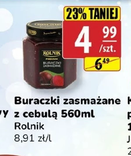 Rolnik Premium Buraczki zasmażane 540 g