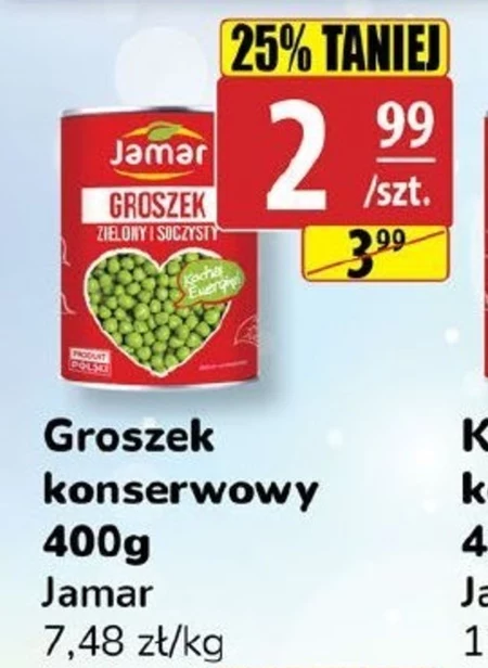 Groszek konserwowy Jamar